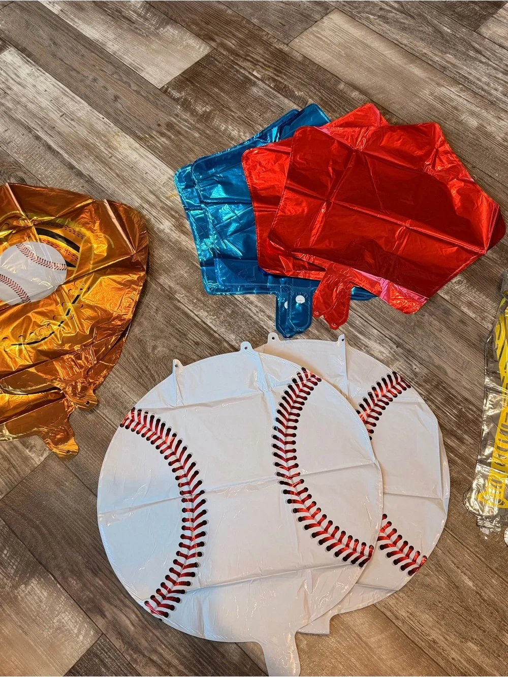 Baseball Party Supplies  - White and Red